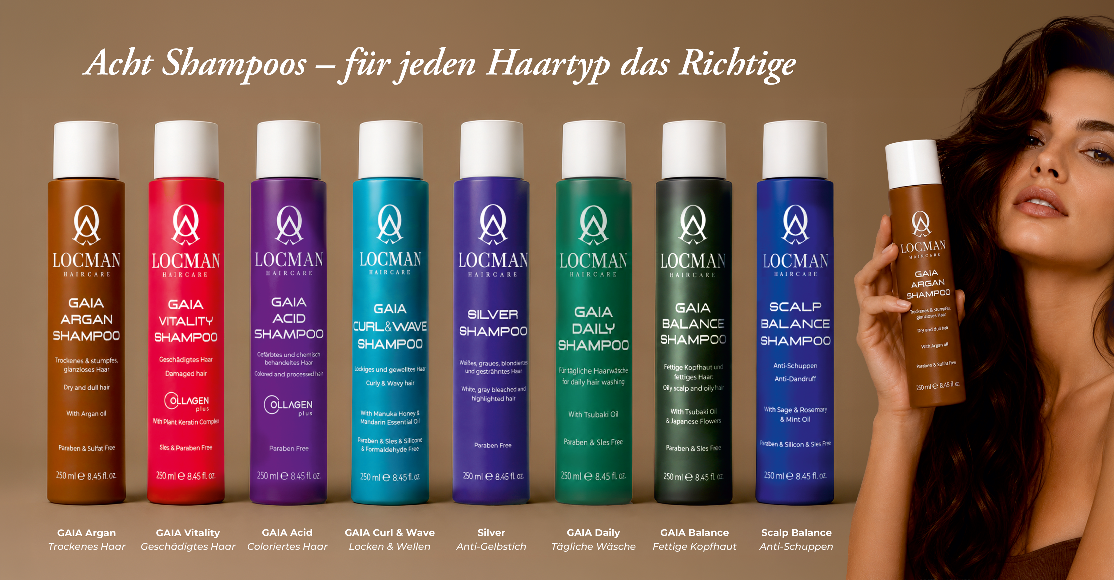 Acht Shampoos – für jeden Haartyp das Richtige