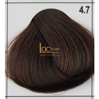 Exicolor Haarfarbe 4.7 mittelbraun mokka 60ml