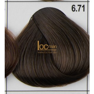 Exicolor Haarfarbe 6.71 dunkelblond braun-asch 60 ml (ausverkauft)